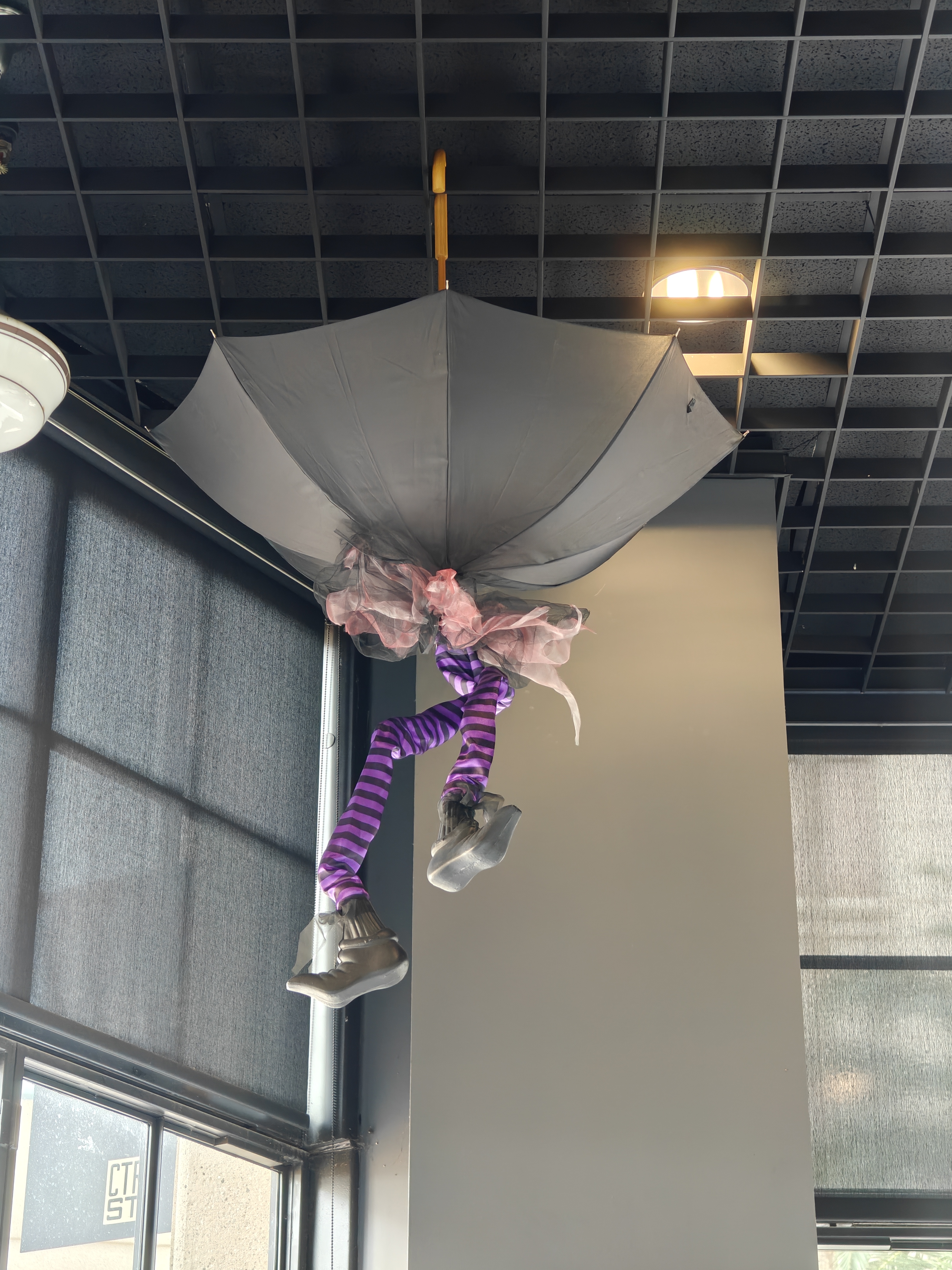 Witch crashed in ceiling decoration taken on OnePlus Open.