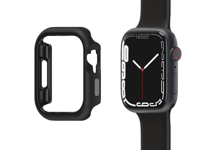 Apple Watch Series 9 and an Otterbox case.