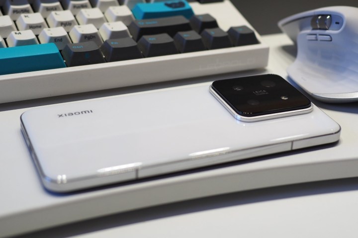 Xiaomi 14 Pro in white.