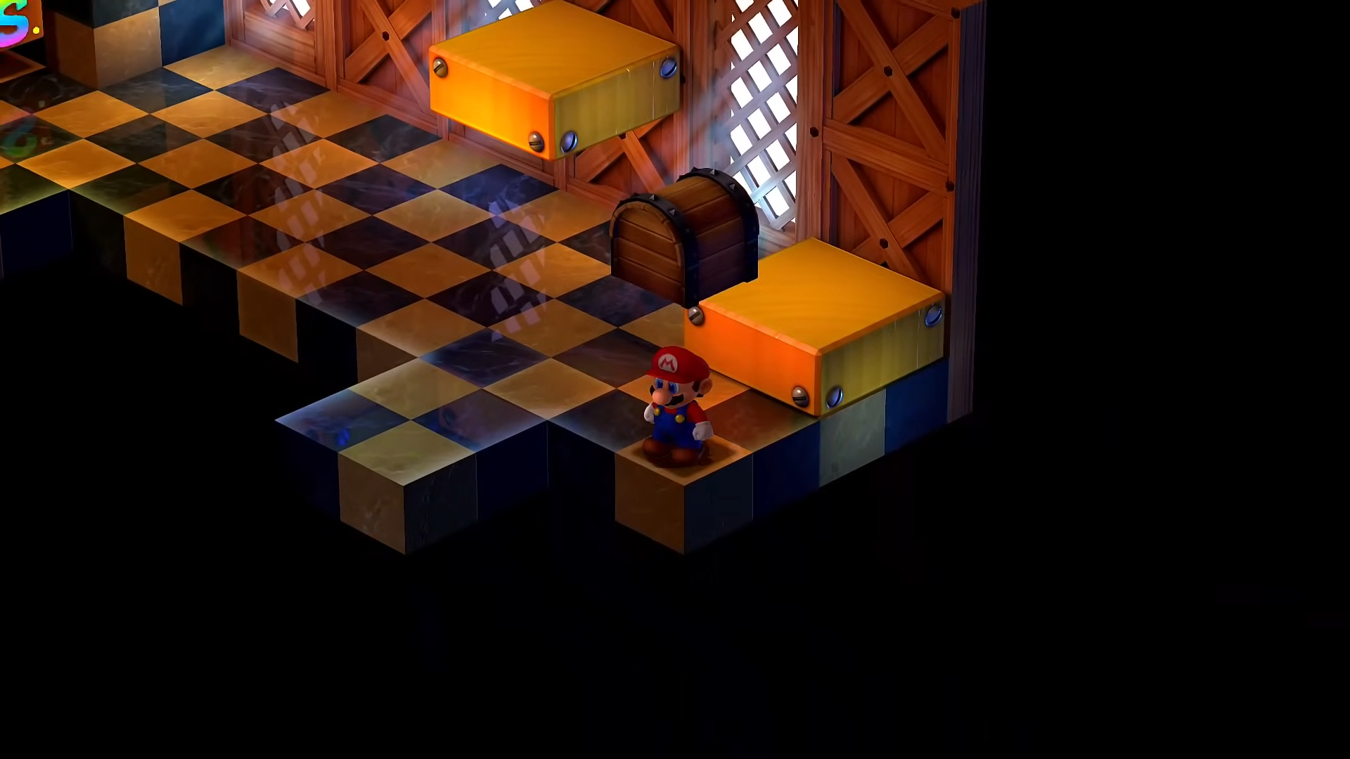 Mario in booster tower.