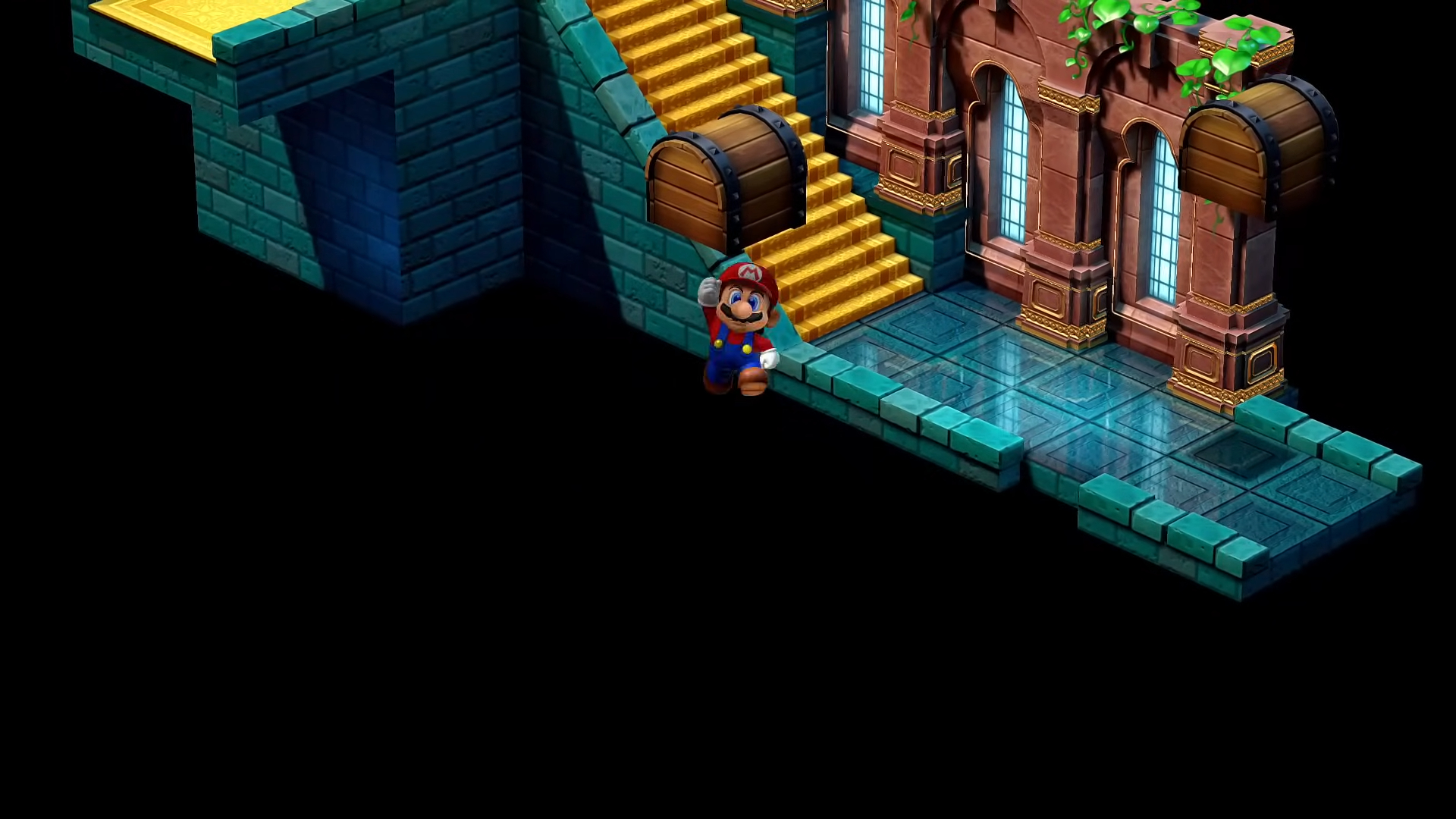 Mario in the numbus castle.