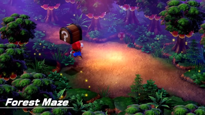 Марио входит в лес.