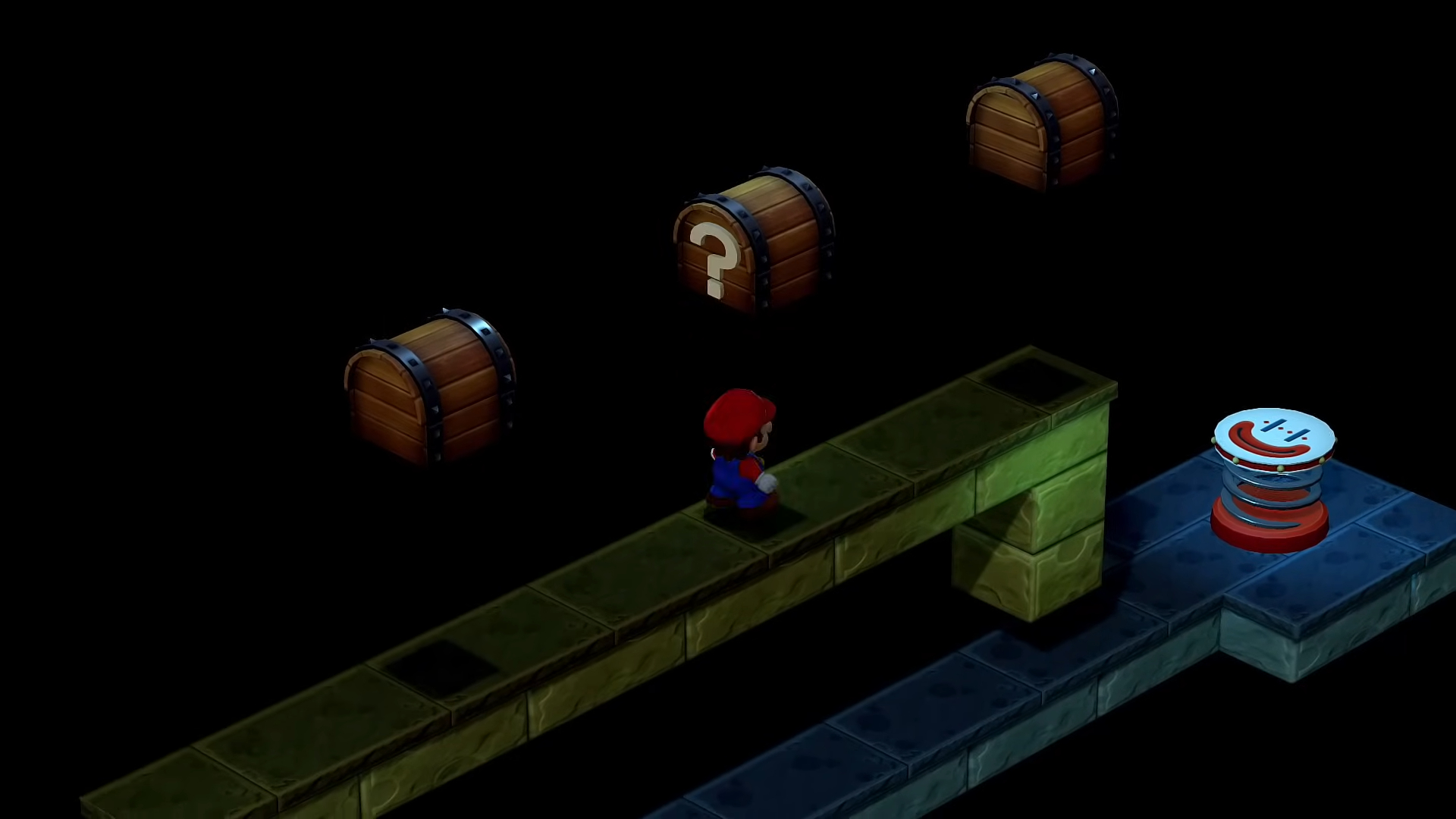 Mario in a sewer.