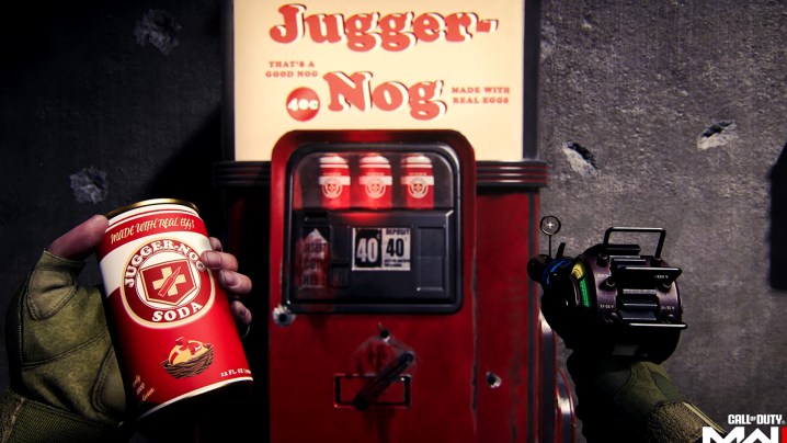 A jugger-nog vending machine in Call of Duty: Modern Warfare 3.