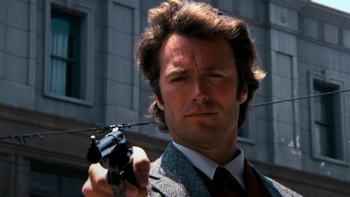 Clint Eastwood en Harry el sucio.