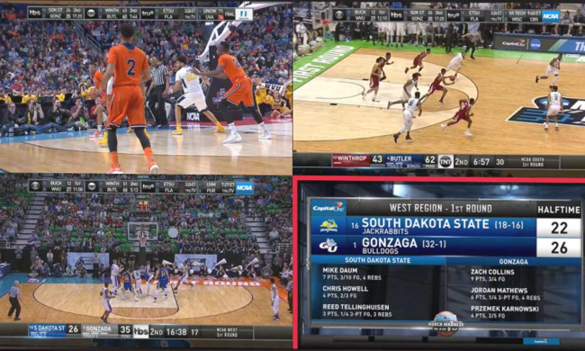 how to watch multiple sports games at once on your tv dish multi view close up