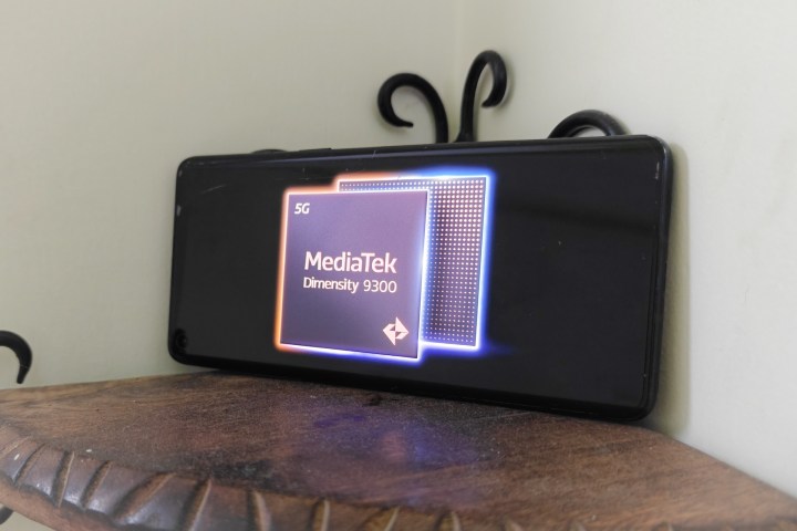 MediaTek Dimensity 9300 depicted on an Android phone.