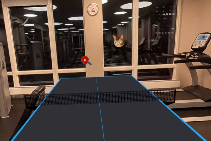 Eleven Table Tennis puts a full ping pong table in your room.