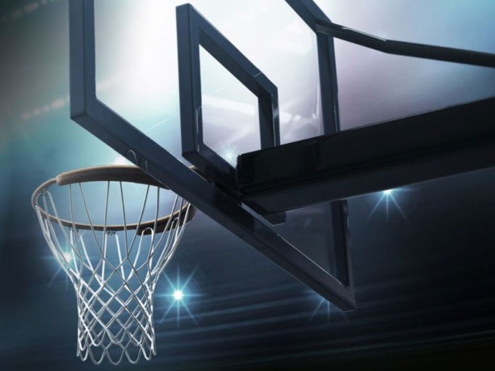 NBA basketball hoop on Dish Network