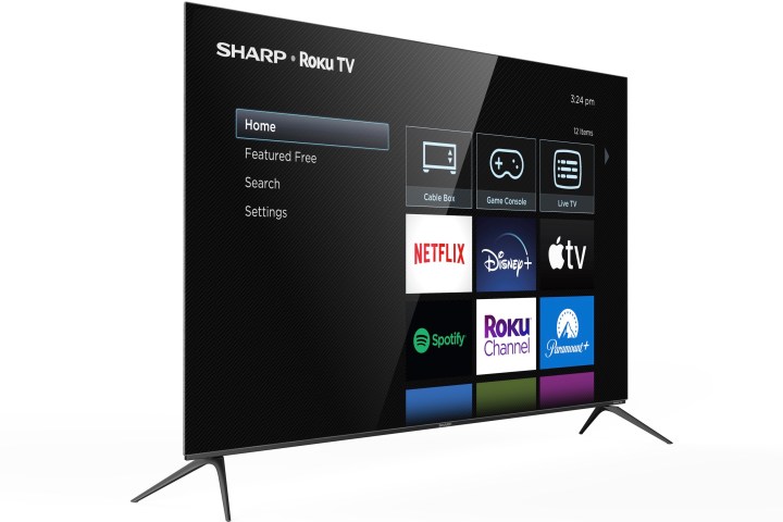 Sharp Roku TV OLED 4K UHD.