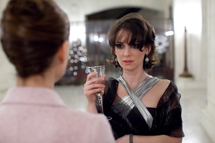 A woman talks to addition woman in Black Swan.