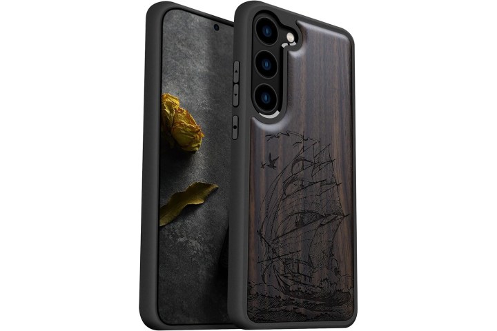 Carveit wood case for the Galaxy S23