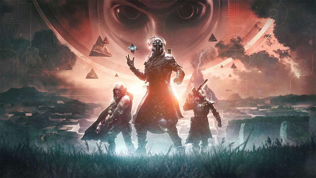 Los guardianes se unen en el arte clave de Destiny 2: La forma final.