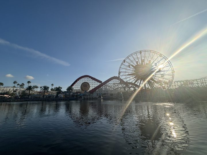Pixar Pier at Disney California Adventure taken with iPhone 15.