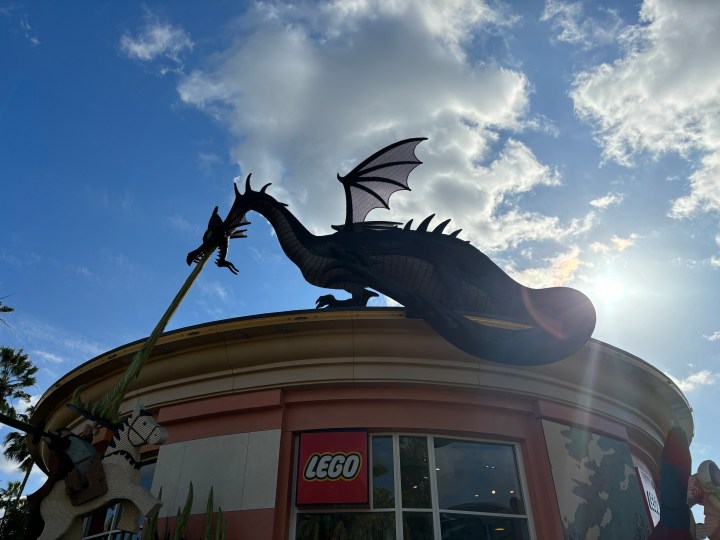 Lego Maleficent Dragon taken with iPhone 15.