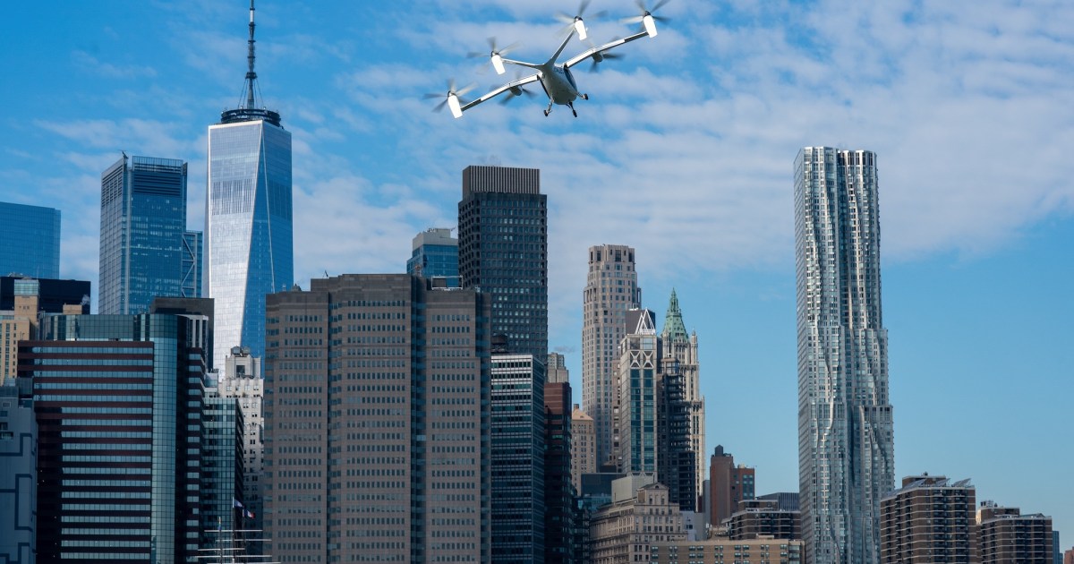 Electric aircraft take to NYC skies in glimpse of the future