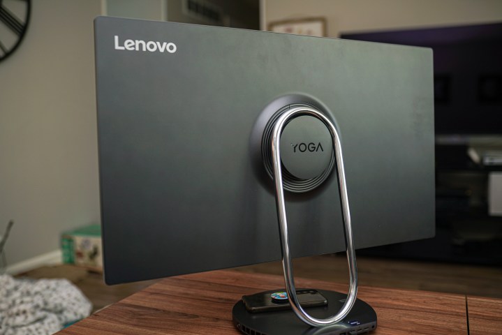 The back of the Lenovo Yoga AIO 9i.