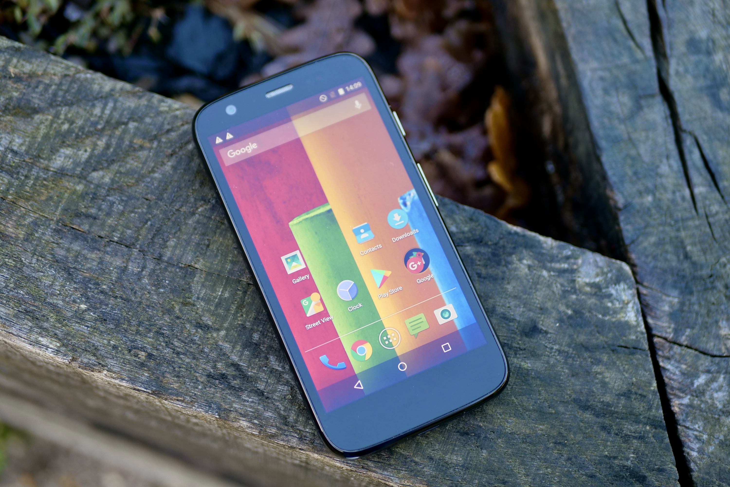 La pantalla del Motorola Moto G.