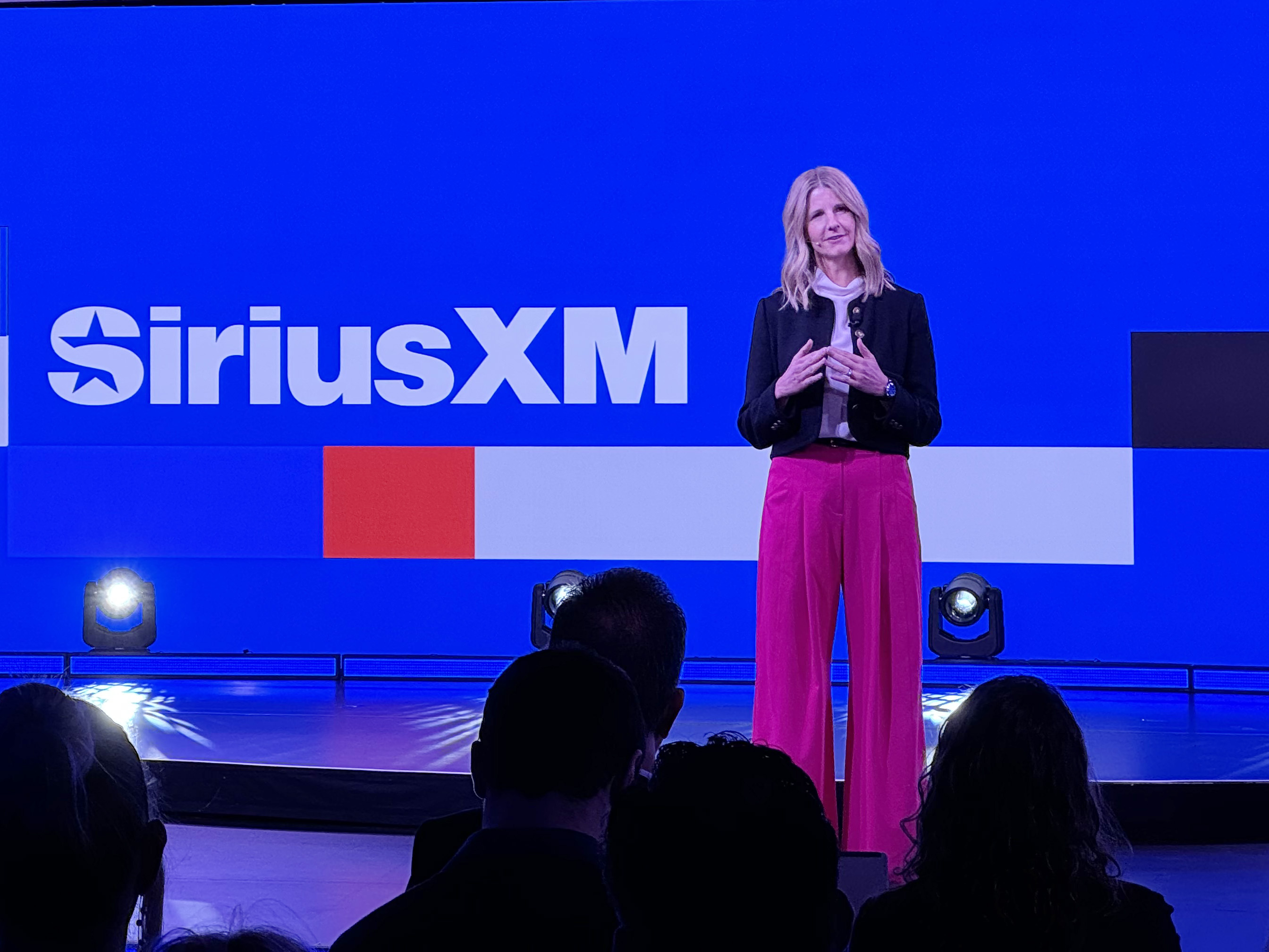 Jennifer Witz, PDG de SiriusXM, lors d'un événement à New York.