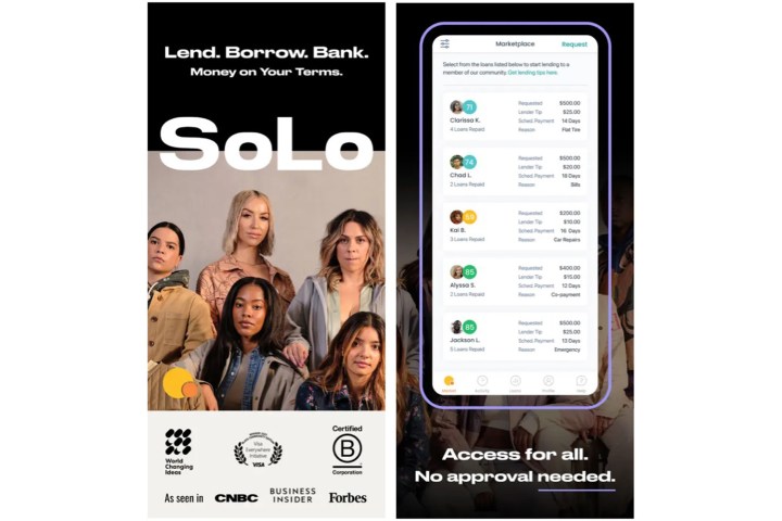Solo Funds app.