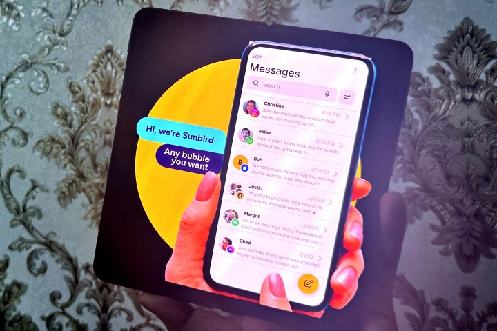Sunbird messages app for Android