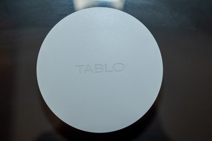 Tablo TV fourth-generation box as seen from the top.