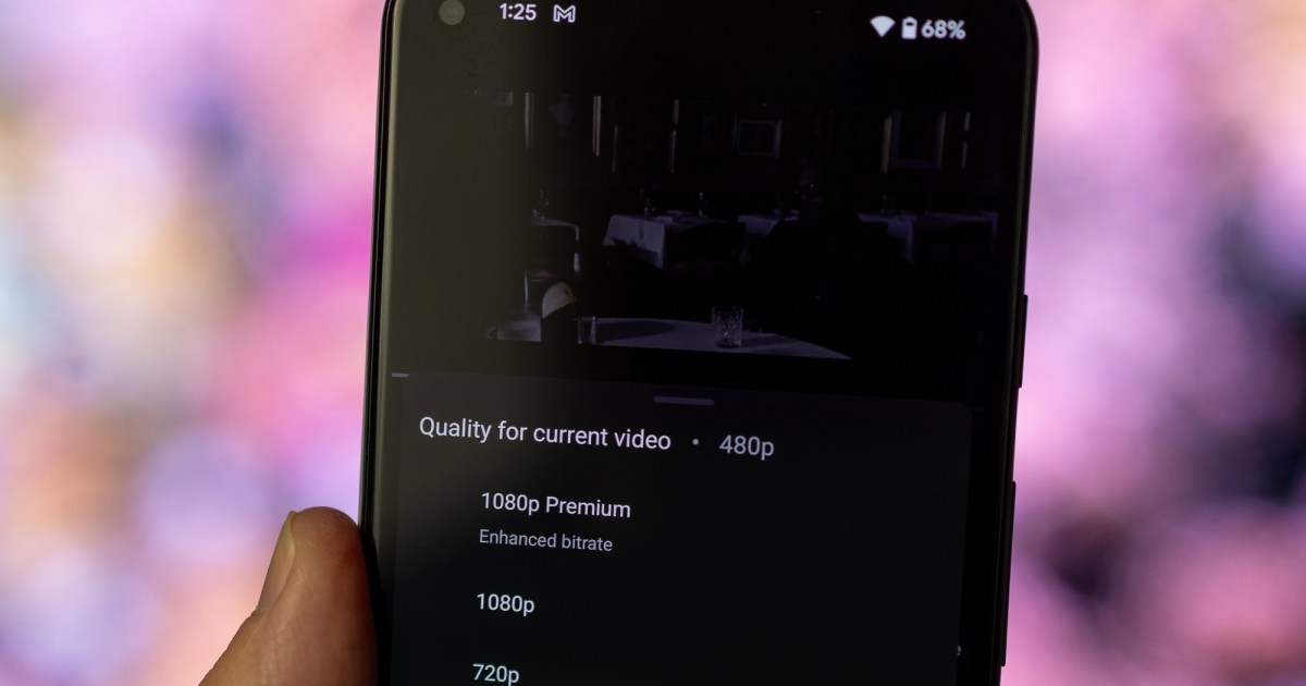 ویدیوی ۱۰۸۰p پیشرفته YouTube اکنون در دستگاه های بیشتری در دسترس است