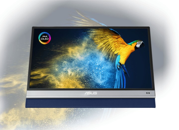 Press image of the Asus ZenScreen OLED portable monitor.