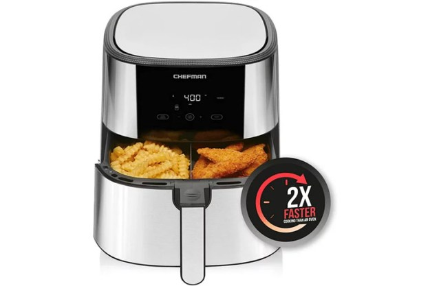 MOOSOO Small Air Fryer Oven 2Qt Oil-less Air Fryer with