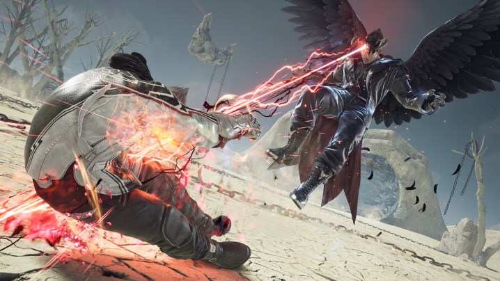 Jin battles the Devil in Tekken 8.