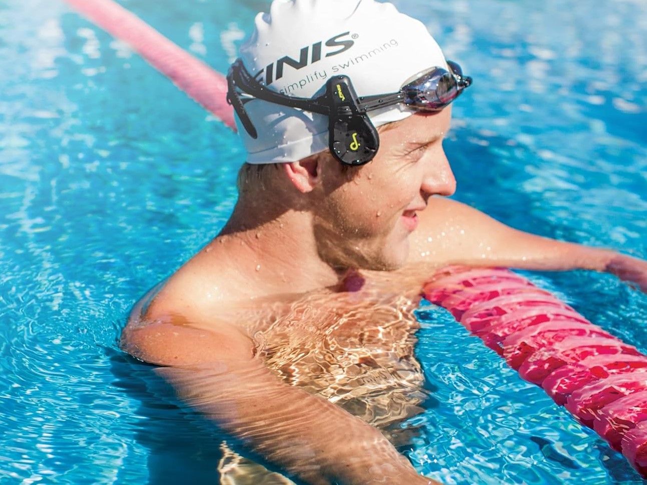 پخش کننده MP3 رسانایی استخوانی زیر آب FINIS Duo برای شنا