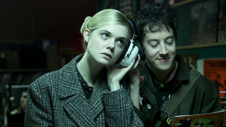 Elle Fanning and Alex Sharp in How To Talk To Girls At a Party.