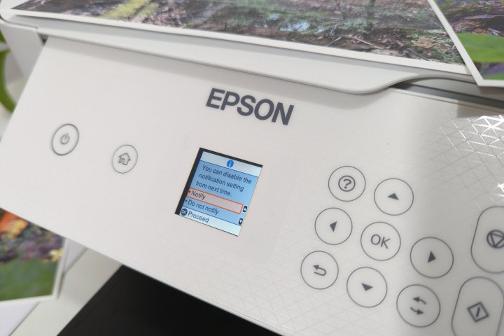 I disabled the paper mismatch warning to simplify operation of the EcoTank ET-2800.