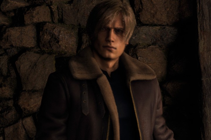 Screenshot of Leon from Resident Evil 4 on iPhone 15 Pro.