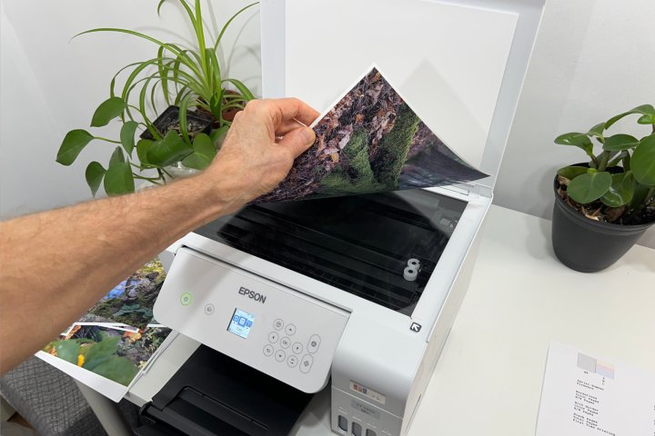 Scans and copies are very sharp with the EcoTank ET-2800.