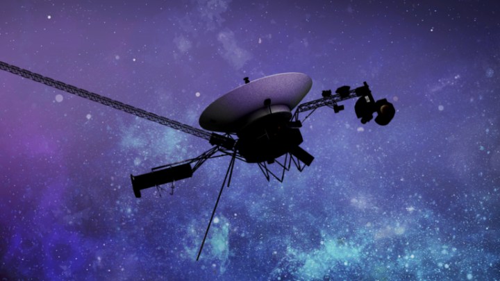 Ilustración artística de una de las naves espaciales Voyager.