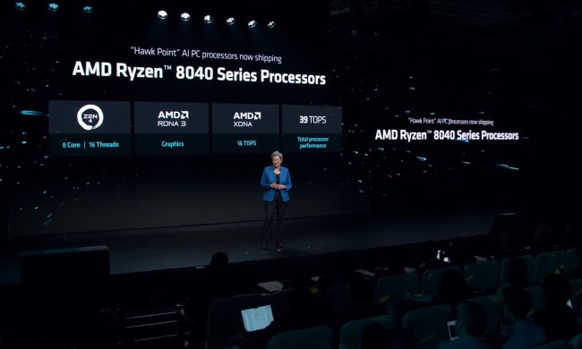 AMD revealing its Ryzen 8040 CPUs.