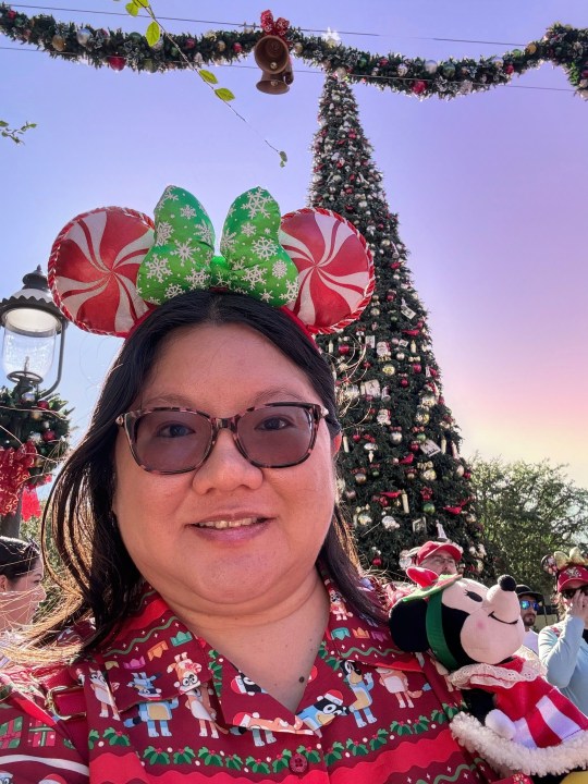 Selfie at Disneyland edited with Magic Editor on Google Pixel 8 Pro.
