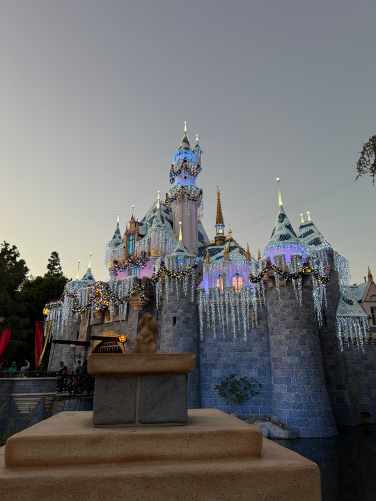 Unedited photo of Disneyland's Sleeping Beauty Castle.