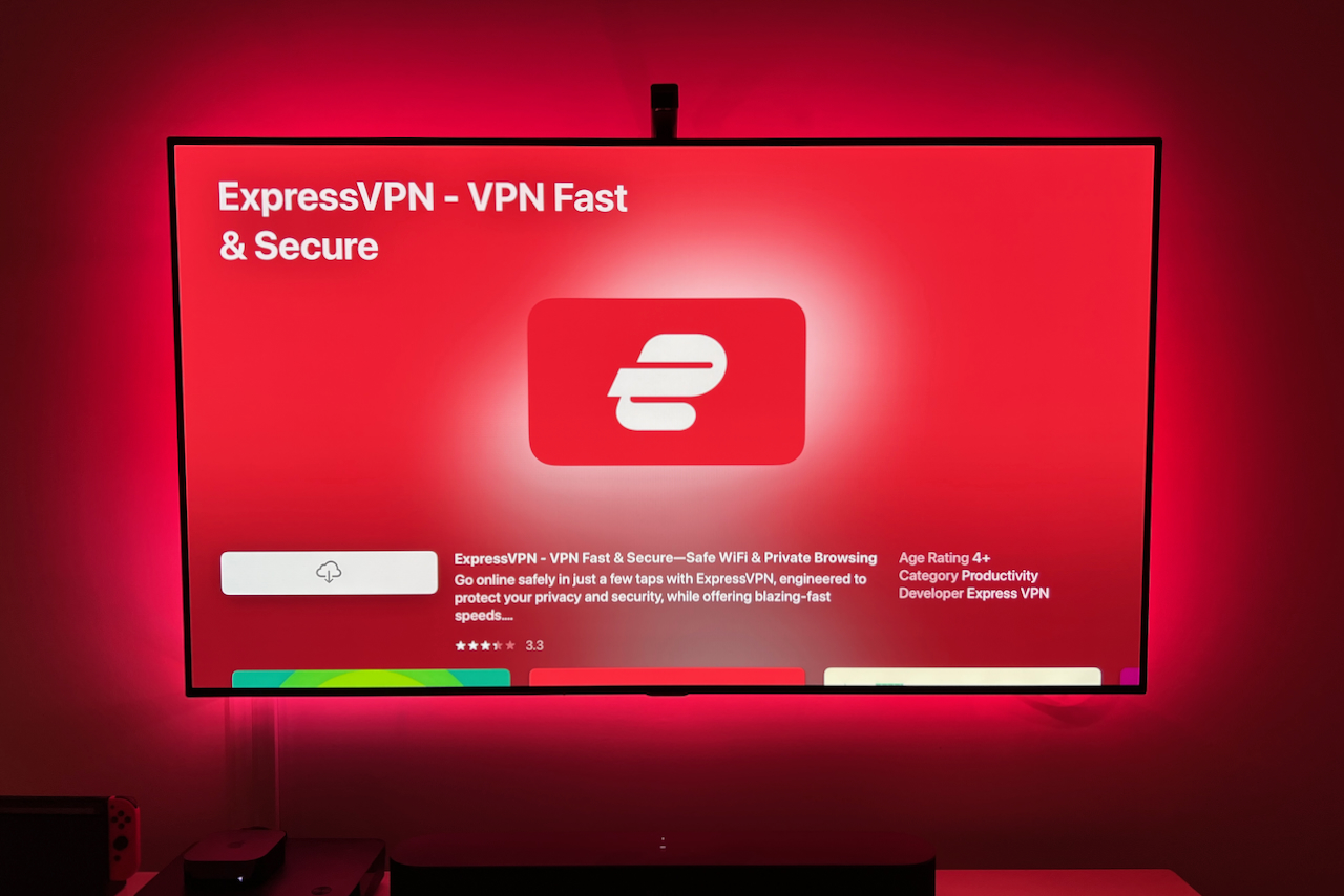 ExpressVPN for Apple TV.