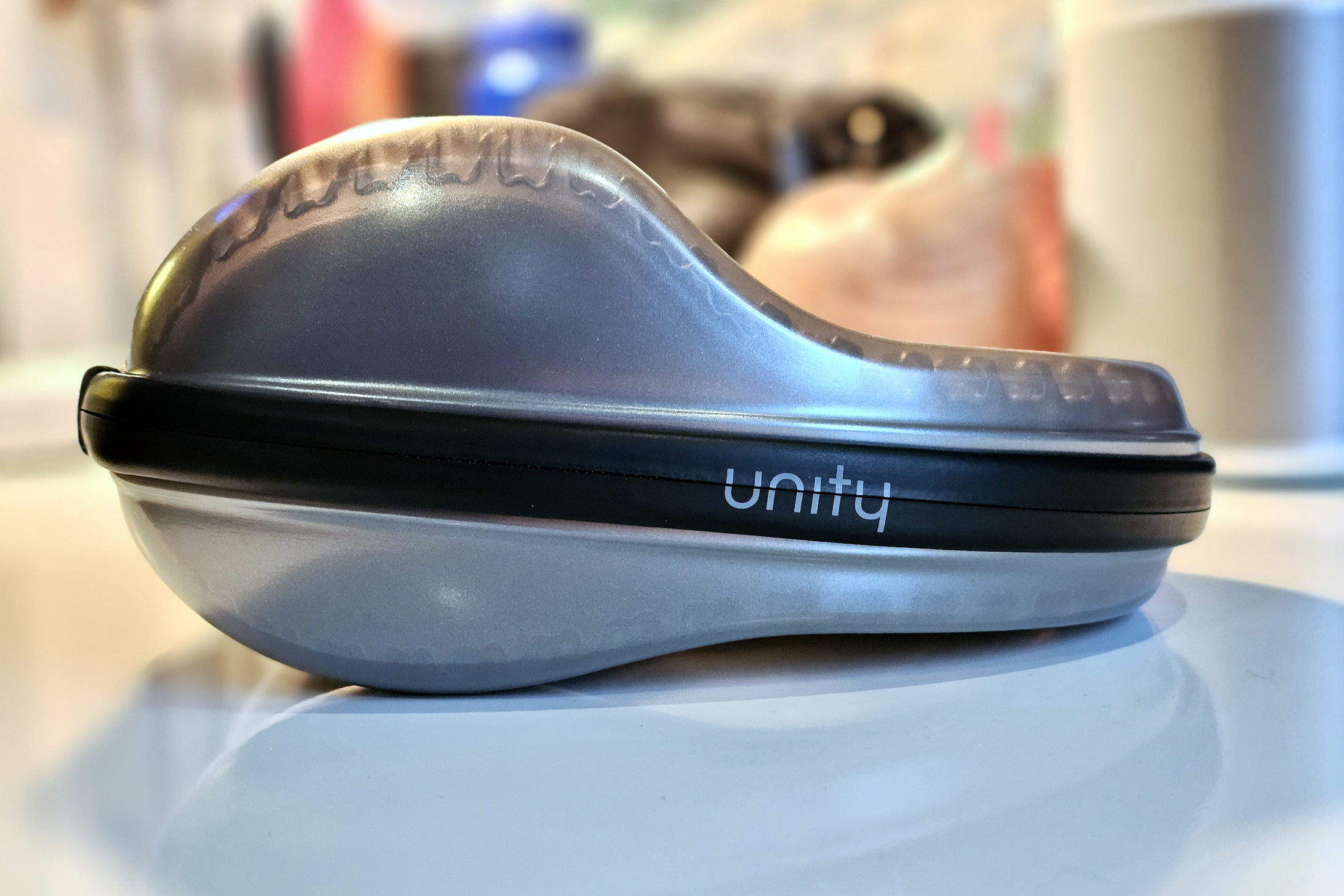 Hed Unity travel case, side view.