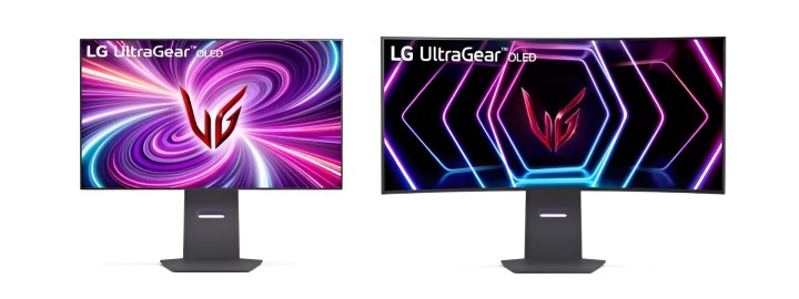 La línea 2024 de monitores para juegos UltraGear OLED de LG. 
