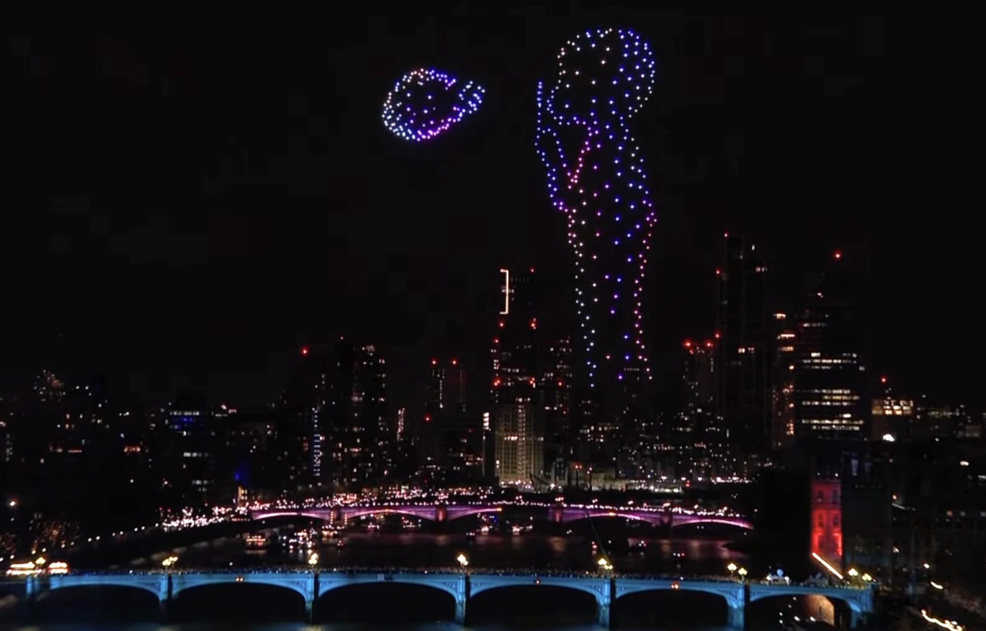 Watch London see in 2024 with drones, and a LOT of fireworks - Vimarsana News