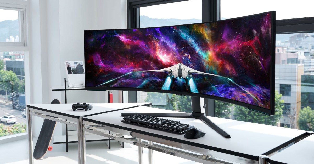Samsung’s ridiculous 57-inch curved 4K monitor is 0 off