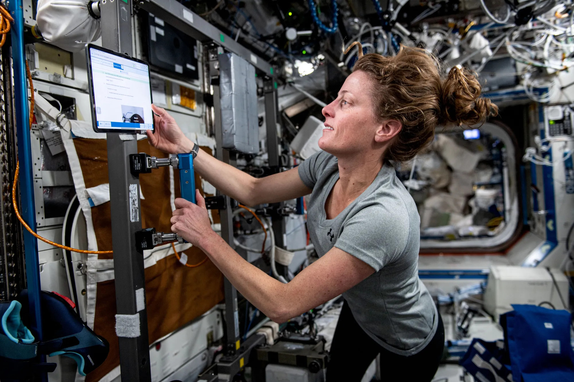 In a gym 250 miles above Earth, astronauts sweat for science - Vimarsana News