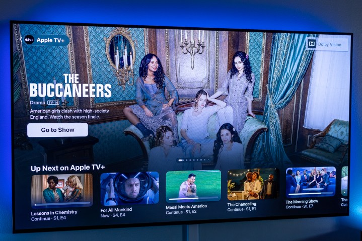 La pantalla de inicio del Apple TV Plus.