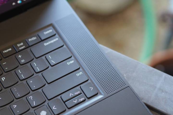 The keyboard deck of the ThinkPad Z16 Gen 2.