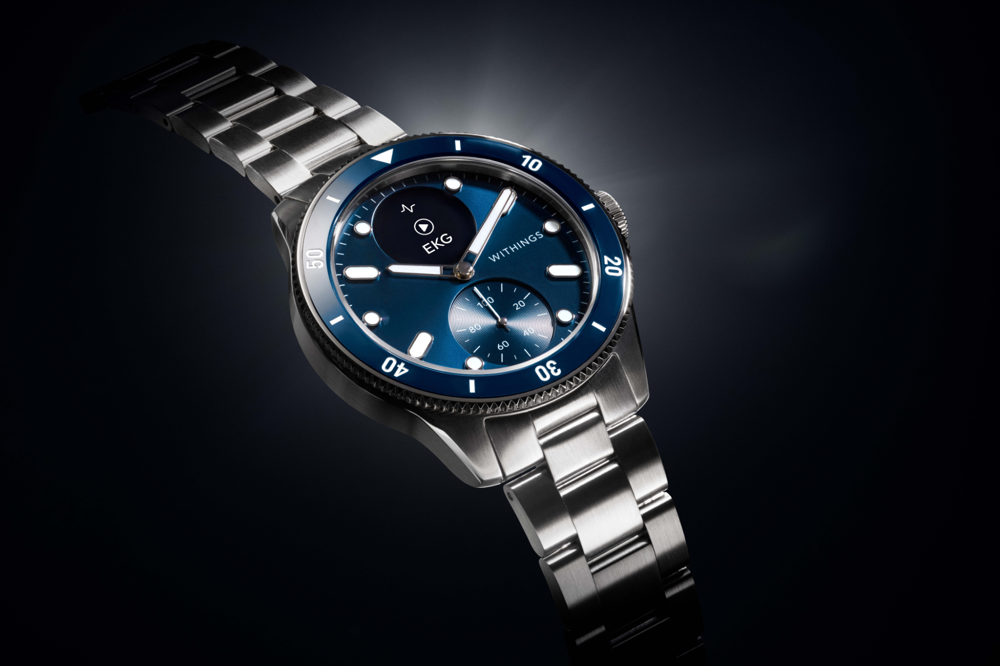 A render of the Withings ScanWatch Nova watch.