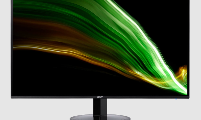 The Acer 23.8-inch SA241Y monitor on a gray background.