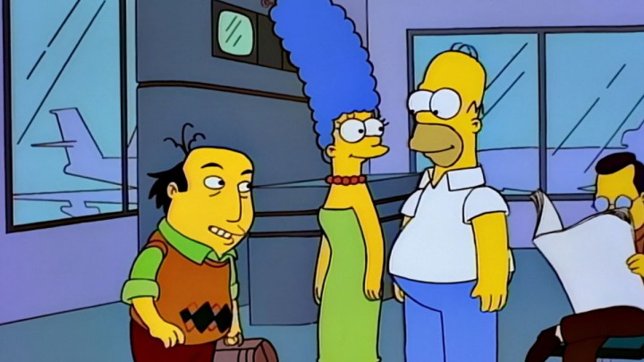 Jay Sherman rencontre les Simpson.